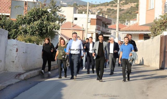 Bayraklı’ya bir ayda 500 ton asfalt 