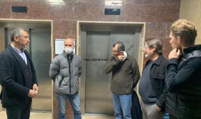 Göztepe'de Ankersen'den yaralı taraftara ziyaret