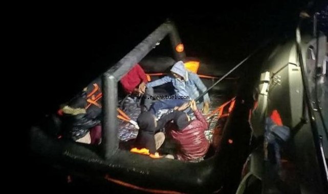 İzmir’de 5 göçmen kurtarıldı