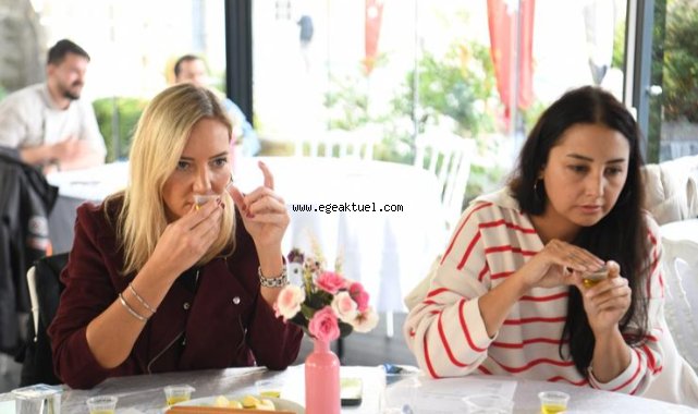 Bornova'da şeflere özel zeytinyağı tadımı