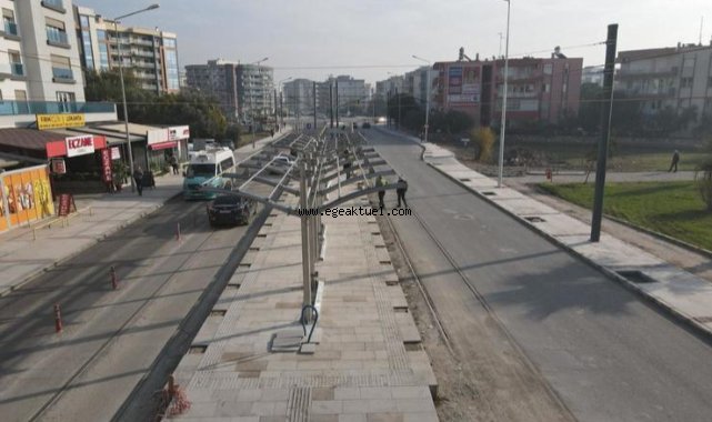 Çiğli Tramvay hattına elektrik veriliyor