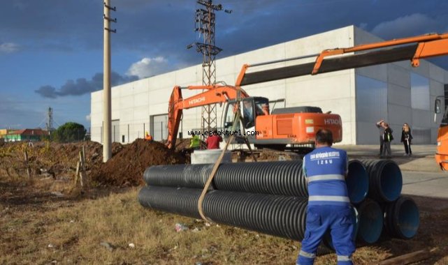 Menemen’de altyapı yatırımları sürüyor