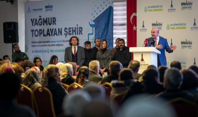Başkan Soyer: “Yağmur suyu hasadı ülkemize yeniden bereket getirecek”