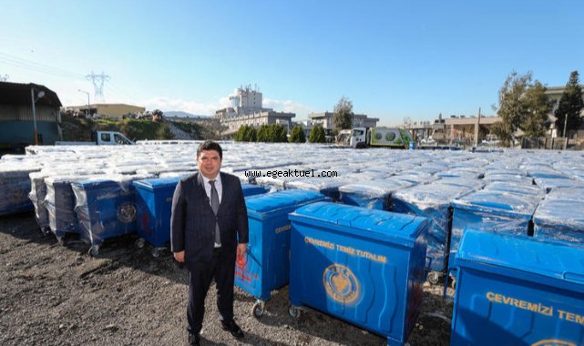 Buca’ya 2500 adet yeni çöp konteyneri