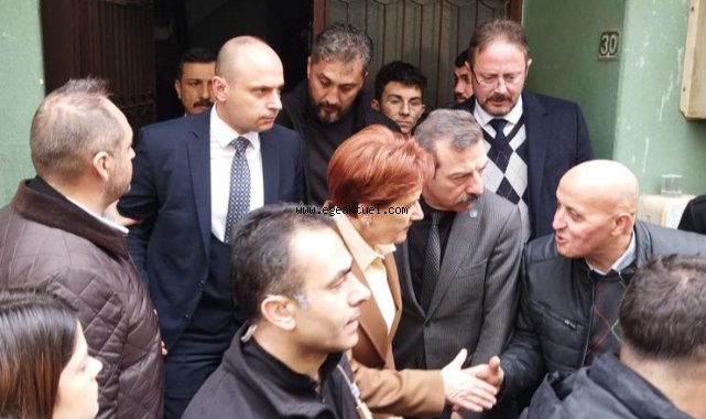 Akşener, Sinan Ateş'in ailesini ziyaret etti