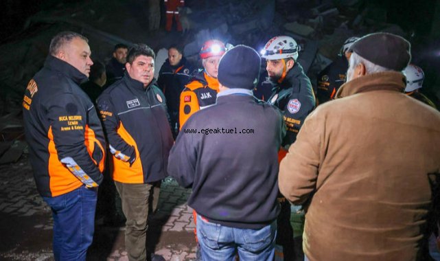 Başkan Erhan Kılıç ve arama kurtarma ekibi Osmaniye’de