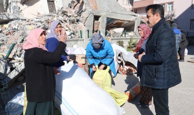 Başkan Kırgöz'den Deprem Bölgesi Ziyareti