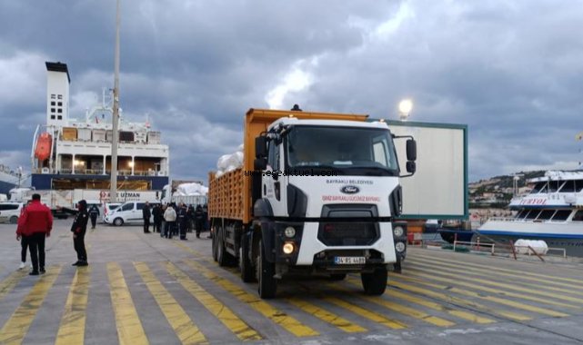 Bayraklı depremzedeler için tek yürek oldu