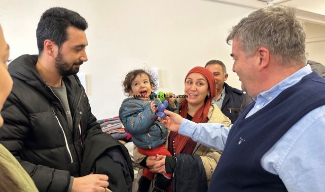 Çeşme’de depremzedelere Çamaşırhane hizmeti
