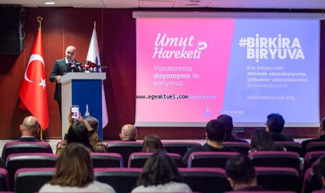 İzmir Büyükşehir Belediyesi bin kişi ile deprem bölgesinde çalışacak