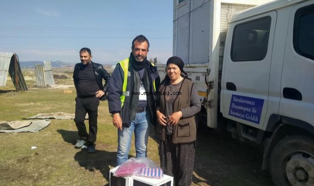 Kahramanmaraş ve çevresindeki 40 köyde İzmir dayanışması