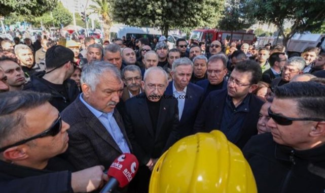 Kılıçdaroğlu, deprem bölgesinde
