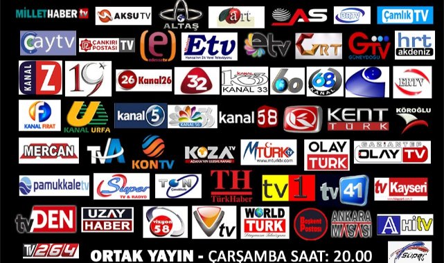 TV kanallarından ortak yayın