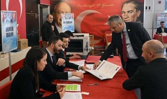 Aday adaylığı başvuruları başladı