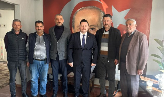 Akın Çakır, MHP Soma ve Kırkağaç teşkilatlarını ziyaret etti