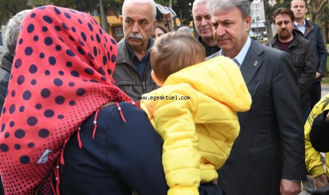 Başkan İduğ, depremzede aileler ile buluştu