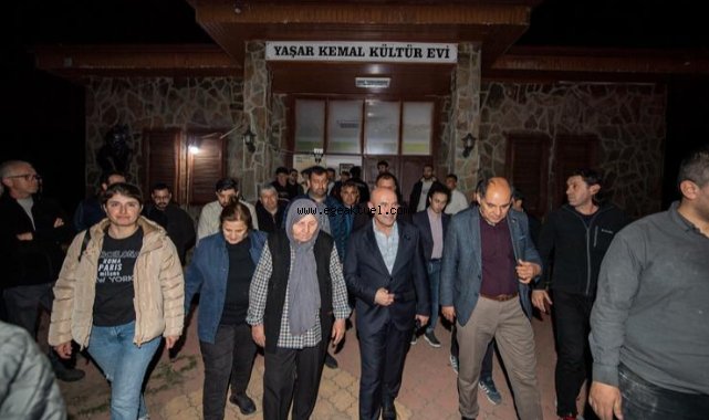 Başkan Soyer usta edebiyatçıyı ölüm yıl dönümünde doğduğu köyde andı