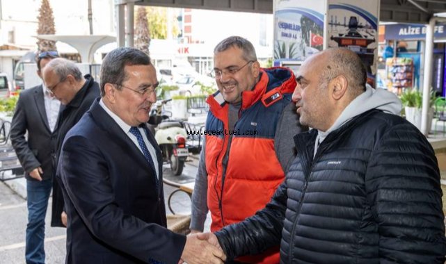 Batur’dan Gıda Çarşısı esnafına ‘destek teşekkürü