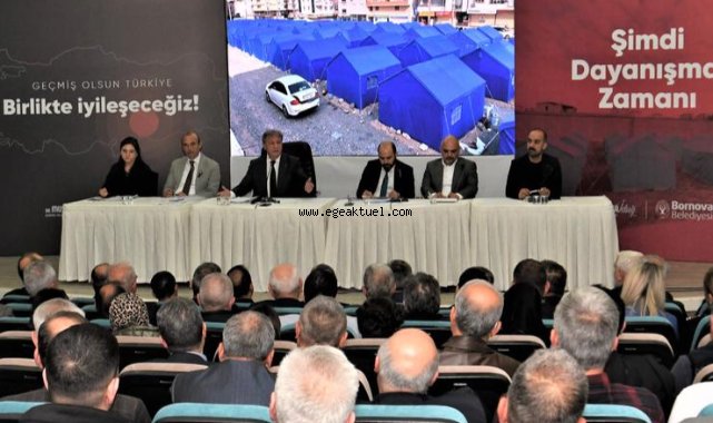 Bornova Belediyesi 40 bin kişilik çadır kuruyor