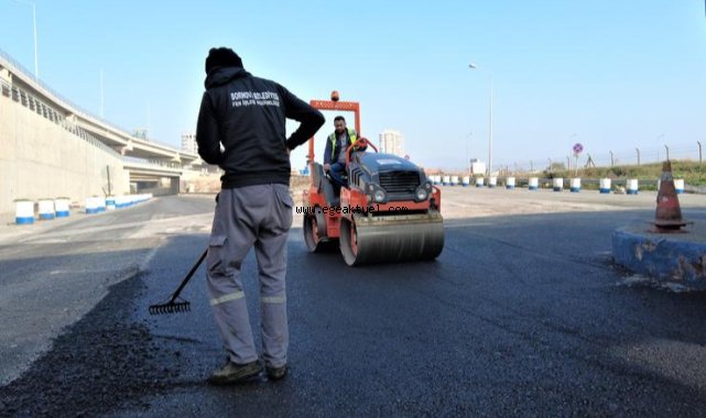 Bornova’da asfalt serimleri devam ediyor
