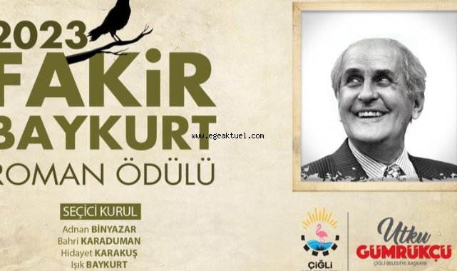Çiğli’de 2023 Fakir Baykurt Roman Ödülü 