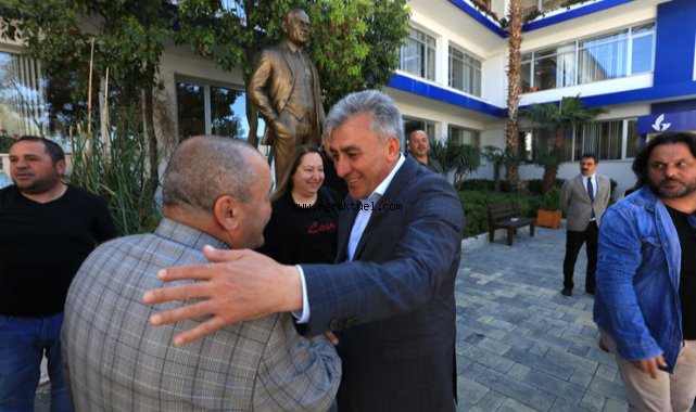 EYT’li çalışanlardan Güzelbahçe Belediyesi’ne veda