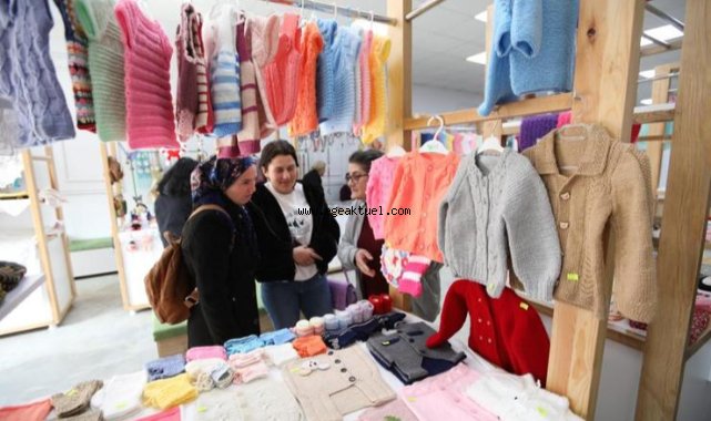 ‘Kadının Emek Dünyası’ stantları yenilendi
