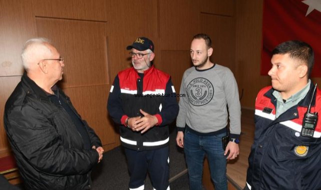 Afet gönüllülerine desteklerimiz sürecek