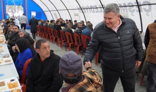 Başkan Oran vatandaşlarla bir arada