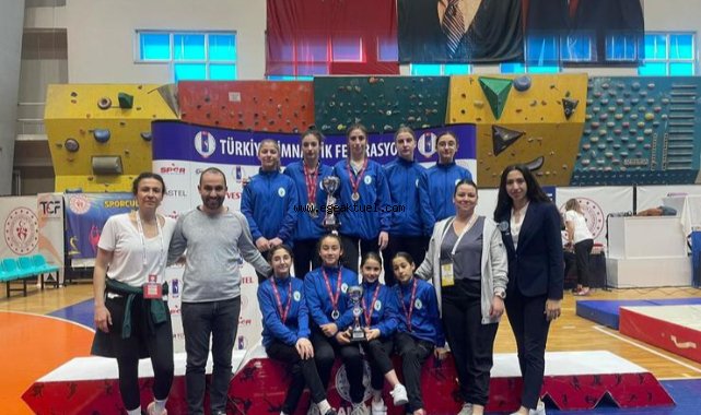 Bornovalı cimnastikçiler Türkiye Şampiyonu