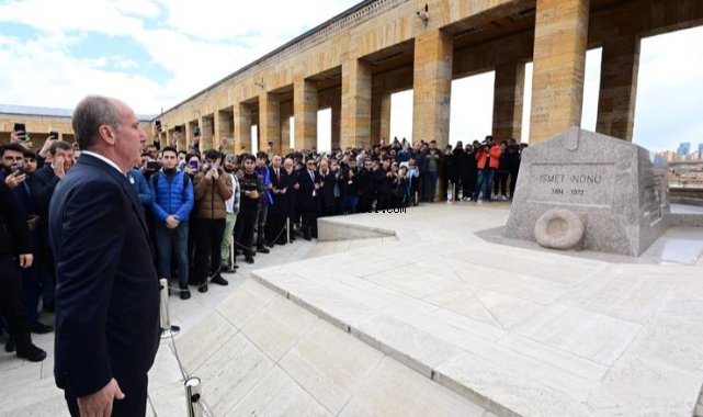 Muharrem İnce Anıtkabir’i ziyaret etti