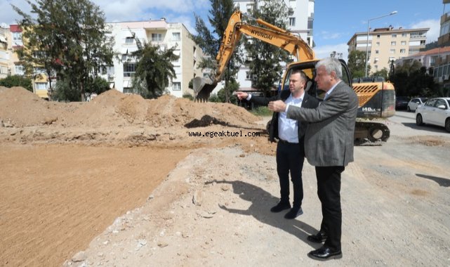 Narlıdere’nin, 4’üncü anaokulu ve Mandalin Kafe için hazırlıklar sürüyor