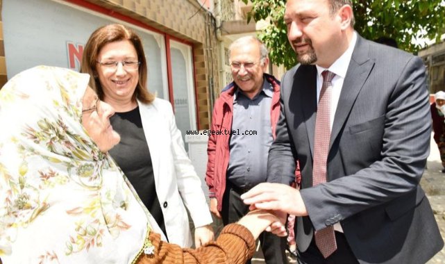 Başkan Gümrükçü vatandaşlarla buluşuyor