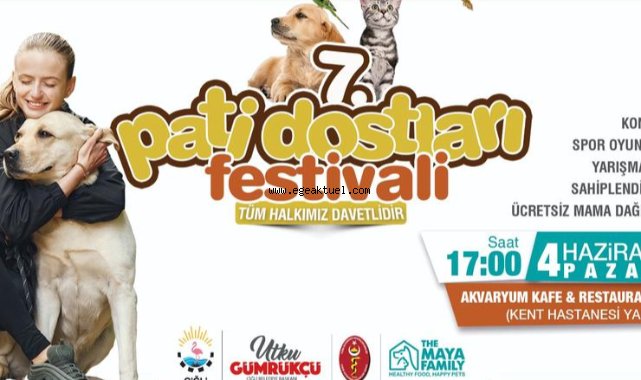 Çiğli Belediyesi 7. Pati Dostları Festivaline Ev Sahipliği Yapacak