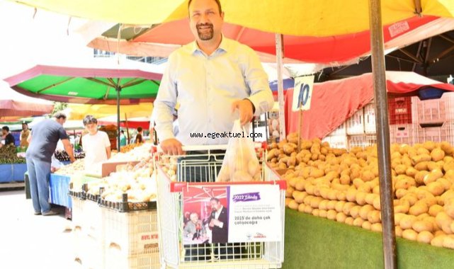 Çiğli Belediyesi’nden Pazarlara Alışveriş Arabası
