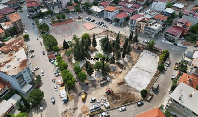 Gaziemir’in meydanları yenileniyor