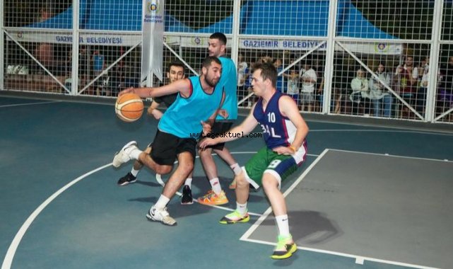Gaziemir Streetball Turnuvası nefes kesti