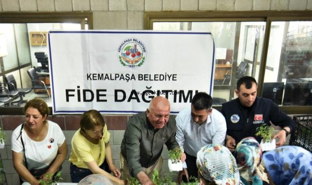 Kemalpaşa’da Fideler Toprakla Buluşuyor