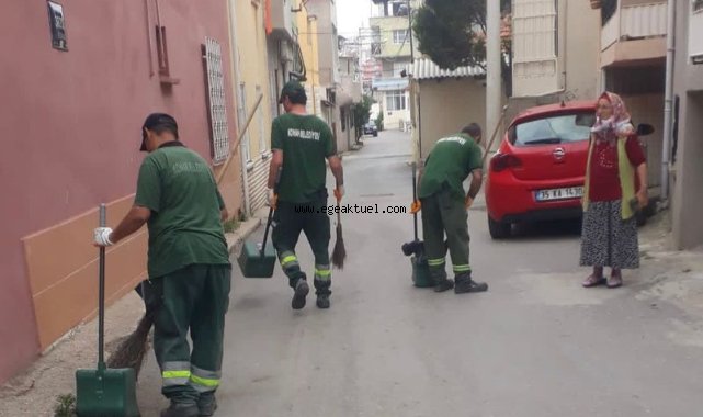 Konak’ın mahallelerinde yaz temizliği