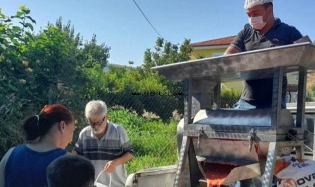 Efes Selçuk’ta Salça Zamanı Geldi