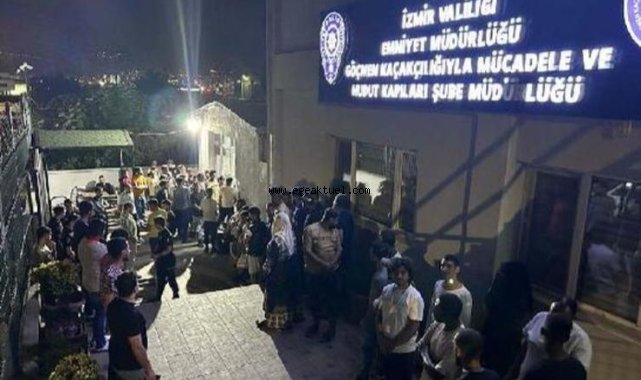 İzmir'de 170 kaçak göçmen yakalandı