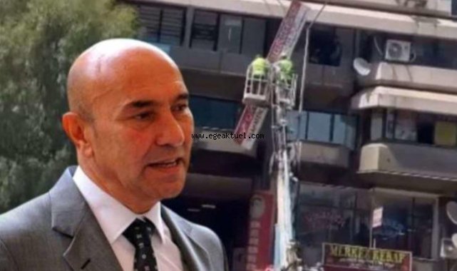İzmir'de Arapça tabela operasyonu