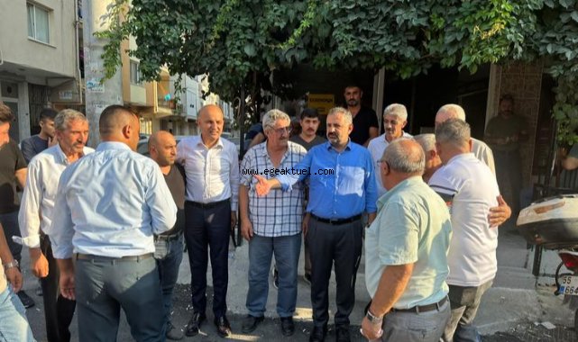 Aslanoğlu'ndan Mevlana Mahallesine Geçmiş Olsun Ziyareti