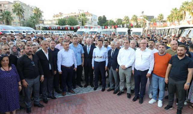 Menemen Belediyesi 100 Yeni Araç Aldı