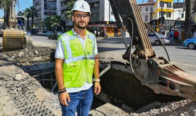 Yağmur suyu kuşaklama çalışması Fevzi Paşa Bulvarı’na ulaştı