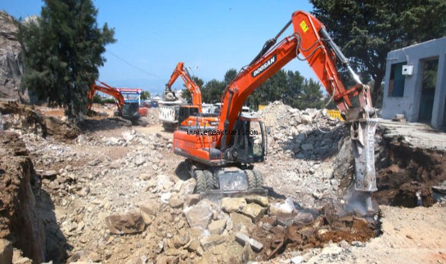 Yeşilyurt Pazaryeri için ilk kazma vuruldu