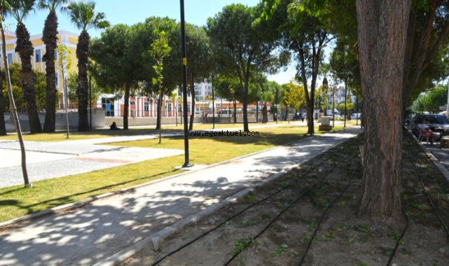 Abidin Dino Parkı baştan sona yenilendi