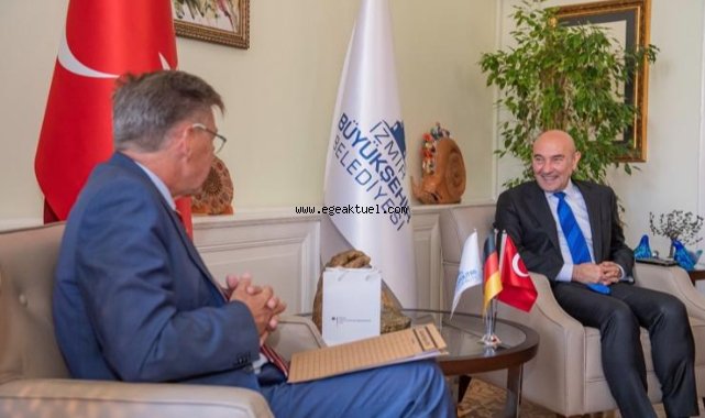 Almanya İzmir Başkonsolosu Schröer Soyer’i ziyaret etti