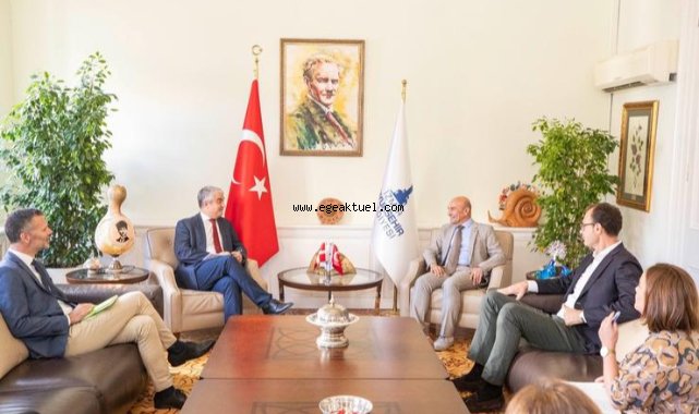 Danimarka Büyükelçisi’nden Başkan Soyer’e ziyaret