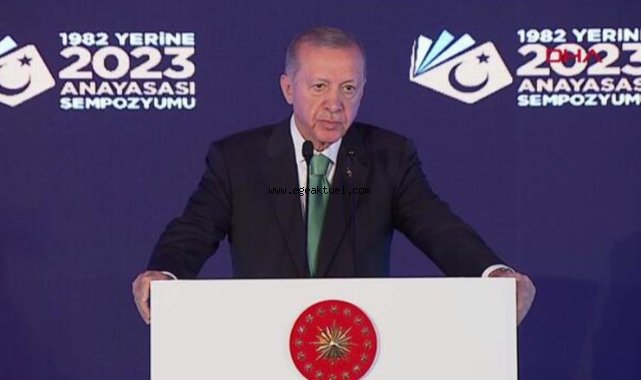 Erdoğan'dan yeni anayasa açıklaması